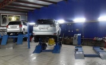 Освещение автосервиса