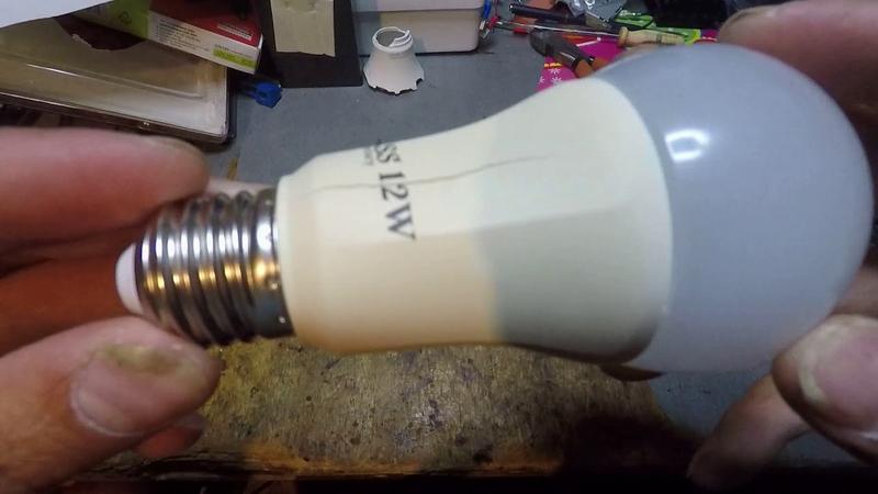 LED лампа низкого качества